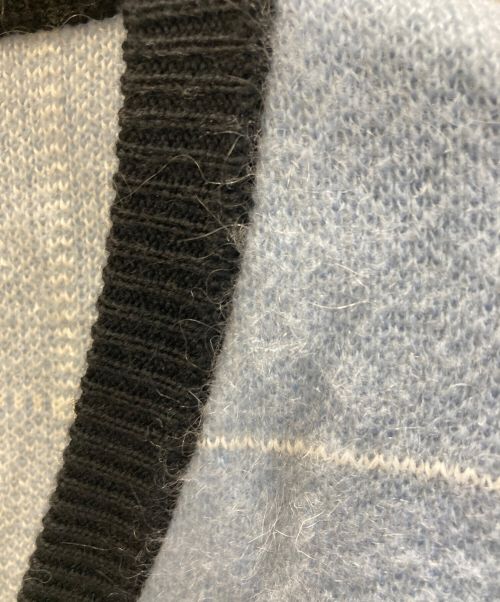 RASSVET（ラスベート）RASSVET (ラスベート) RASSVET CARDIGAN KNIT ブルー サイズ:SIZE Lの古着・服飾アイテム