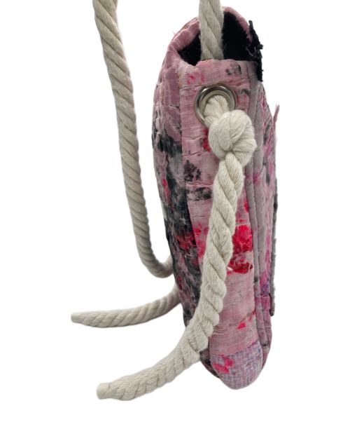 WESTFALL（ウェストフォール）WESTFALL (ウェストフォール) CLUTCHGOLF Pink Antique Quilt Snoppy Bag ピンクの古着・服飾アイテム