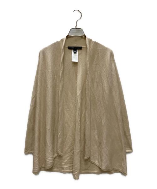 RALPH LAUREN BlackLabel（ラルフローレンブラックレーベル）RALPH LAUREN BlackLabel (ラルフローレンブラックレーベル) カシミヤシルクニットカーディガン ベージュ サイズ:XSの古着・服飾アイテム