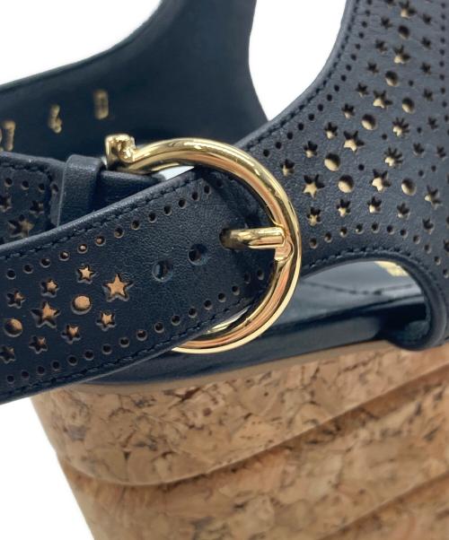 Salvatore Ferragamo（サルヴァトーレ フェラガモ）Salvatore Ferragamo (サルヴァトーレ フェラガモ) ストラップサンダル ブラック サイズ:SIZE 4の古着・服飾アイテム