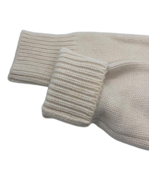 rencontrant（レンコントラント）Rencontrant (レンコントラント) カシミヤニット ホワイト サイズ:SIZE Mの古着・服飾アイテム