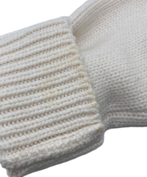 rencontrant（レンコントラント）Rencontrant (レンコントラント) カシミヤニット ホワイト サイズ:SIZE Mの古着・服飾アイテム