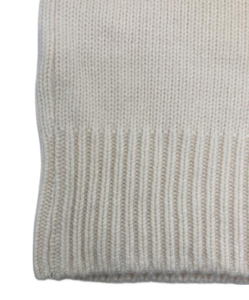 rencontrant（レンコントラント）Rencontrant (レンコントラント) カシミヤニット ホワイト サイズ:SIZE Mの古着・服飾アイテム