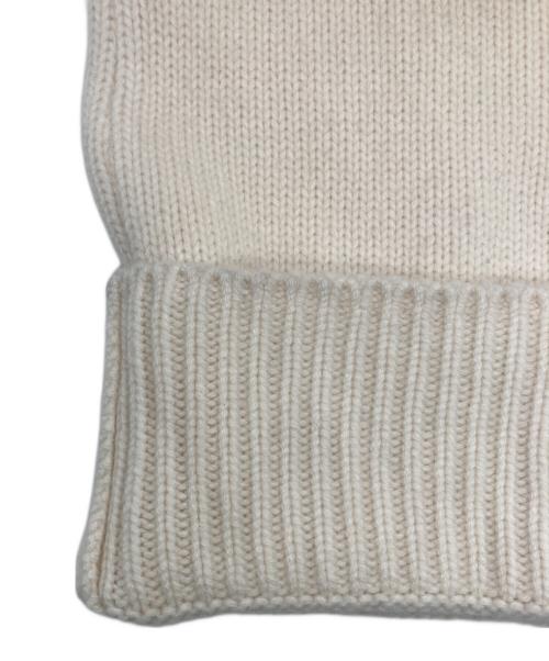 rencontrant（レンコントラント）Rencontrant (レンコントラント) カシミヤニット ホワイト サイズ:SIZE Mの古着・服飾アイテム