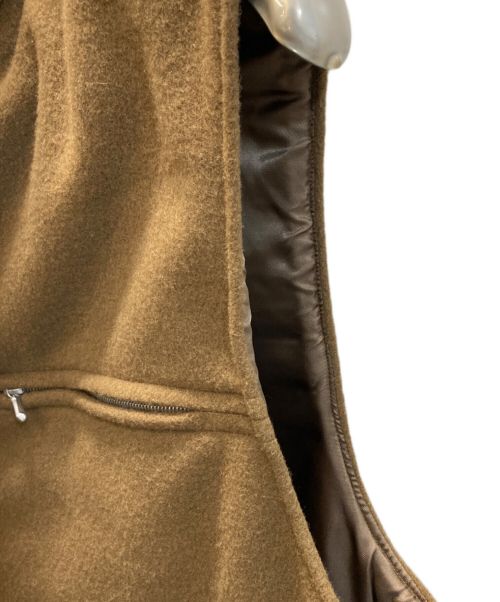 AURALEE（オーラリー）AURALEE (オーラリー) CASHMERE WOOL MOSSER VEST ブラウン サイズ:SIZE 4の古着・服飾アイテム