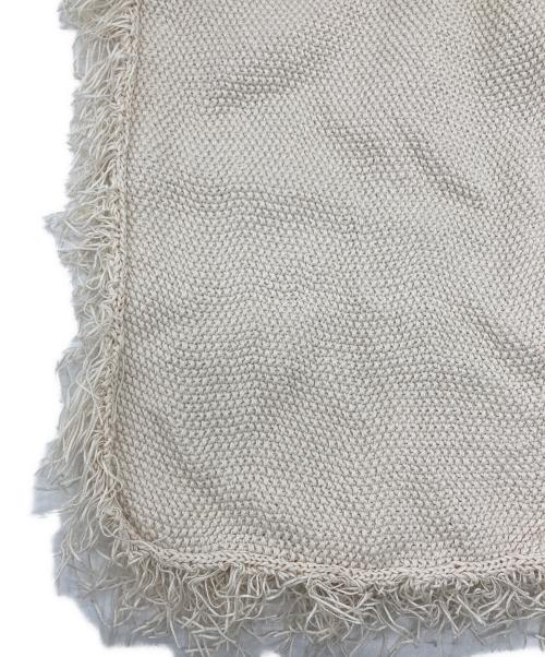 ADAWAS（アダワス）ADAWAS (アダワス) Vネックコットンローゲージワンピース ベージュ サイズ:SIZE Freeの古着・服飾アイテム