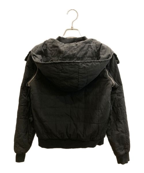 Martin Margiela 6（マルタンマルジェラ 6）Martin Margiela 6 (マルタンマルジェラ 6) 中綿ジャケット ブラック サイズ:SIZE 38の古着・服飾アイテム