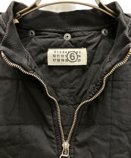 Martin Margiela 6（マルタンマルジェラ 6）Martin Margiela 6 (マルタンマルジェラ 6) 中綿ジャケット ブラック サイズ:SIZE 38の古着・服飾アイテム