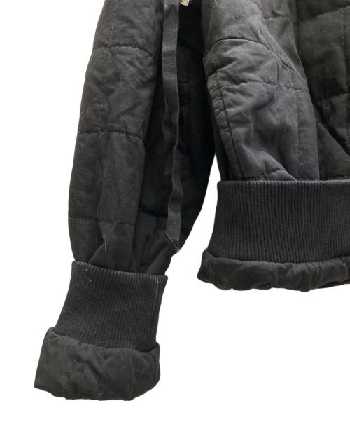 Martin Margiela 6（マルタンマルジェラ 6）Martin Margiela 6 (マルタンマルジェラ 6) 中綿ジャケット ブラック サイズ:SIZE 38の古着・服飾アイテム