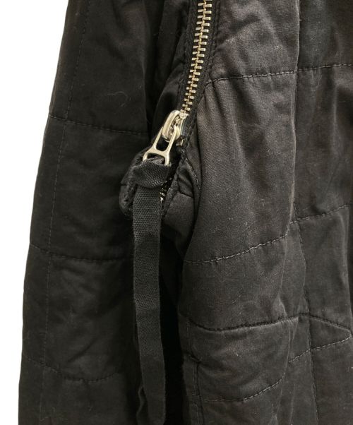 Martin Margiela 6（マルタンマルジェラ 6）Martin Margiela 6 (マルタンマルジェラ 6) 中綿ジャケット ブラック サイズ:SIZE 38の古着・服飾アイテム