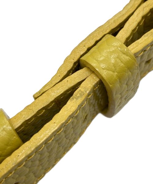 Ch!iii（チー）Ch!iii (チー) スエードウエストバッグ イエローの古着・服飾アイテム