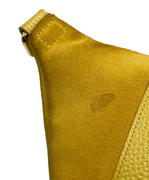 Ch!iii（チー）Ch!iii (チー) スエードウエストバッグ イエローの古着・服飾アイテム