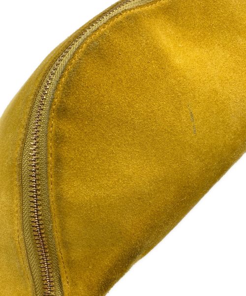 Ch!iii（チー）Ch!iii (チー) スエードウエストバッグ イエローの古着・服飾アイテム