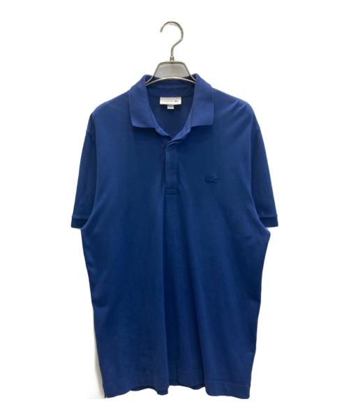 LACOSTE（ラコステ）LACOSTE (ラコステ) レギュラーフィット ストレッチ パリポロシャツ ネイビー サイズ:SIZE Lの古着・服飾アイテム