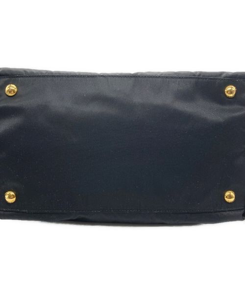 PRADA（プラダ）PRADA (プラダ) リボンナイロンバッグ ブラックの古着・服飾アイテム