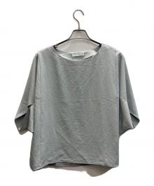 COLLAGE GALLARDAGALANTE（コラージュ ガリャルダガランテ）の古着「ジャージドルマンブラウス」｜グリーン