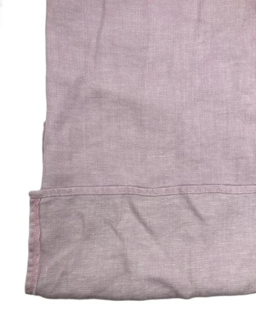BEAMS BOY（ビームスボーイ）BEAMS BOY (ビームスボーイ) maturely / Linen Blend Work Shirt Dress パープルの古着・服飾アイテム