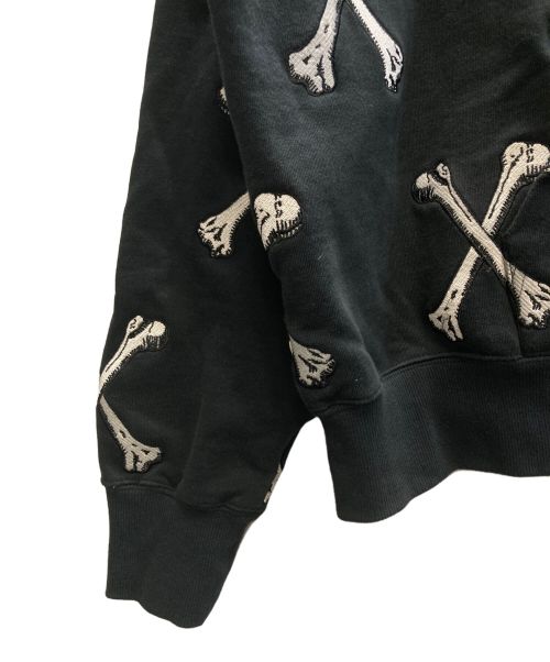 MAYO（メイヨー）MAYO (メイヨー) CROSS BONES Embroidery Hoodie ブラック サイズ:SIZE XLの古着・服飾アイテム