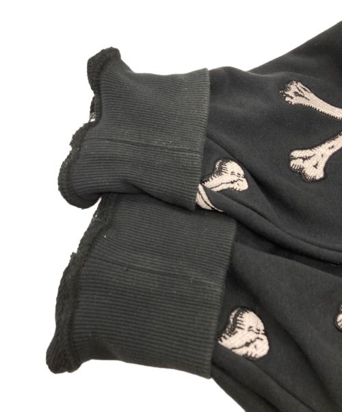 MAYO（メイヨー）MAYO (メイヨー) CROSS BONES Embroidery Hoodie ブラック サイズ:SIZE XLの古着・服飾アイテム