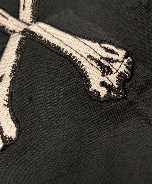 MAYO（メイヨー）MAYO (メイヨー) CROSS BONES Embroidery Hoodie ブラック サイズ:SIZE XLの古着・服飾アイテム