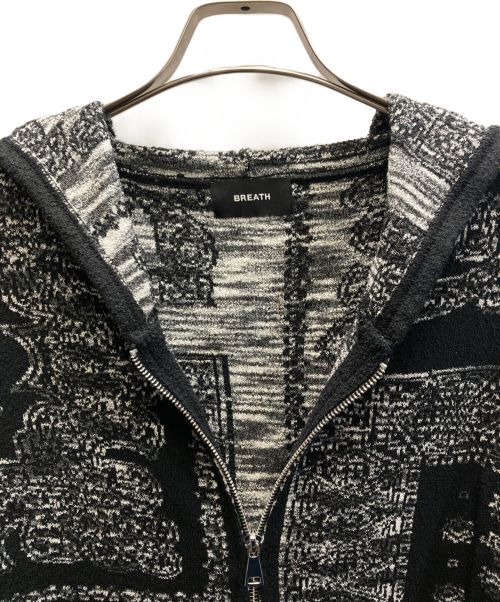 BREATH（ブレス）BREATH (ブレス) BR PAISLEY ZIP HOODIE ブラック サイズ:SIZE Lの古着・服飾アイテム
