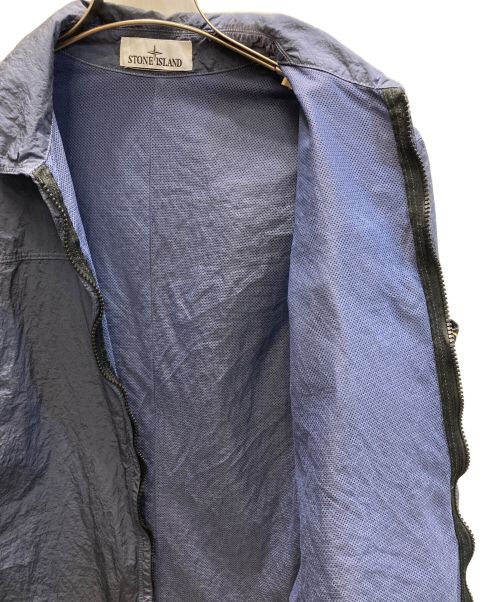 STONE ISLAND（ストーンアイランド）STONE ISLAND (ストーンアイランド) NYLON METAL IN ECONYL OVERSHIRT ネイビー サイズ:Mの古着・服飾アイテム