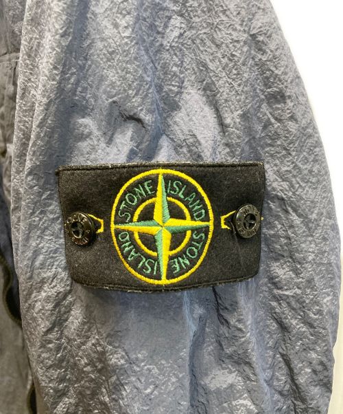 STONE ISLAND（ストーンアイランド）STONE ISLAND (ストーンアイランド) NYLON METAL IN ECONYL OVERSHIRT ネイビー サイズ:Mの古着・服飾アイテム