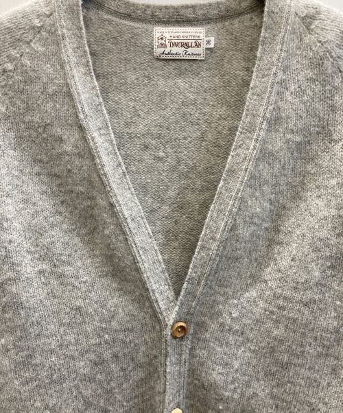 INVERALLAN（インバーアラン）INVERALLAN (インバーアラン) Vネックニットカーディガン グレー サイズ:36の古着・服飾アイテム