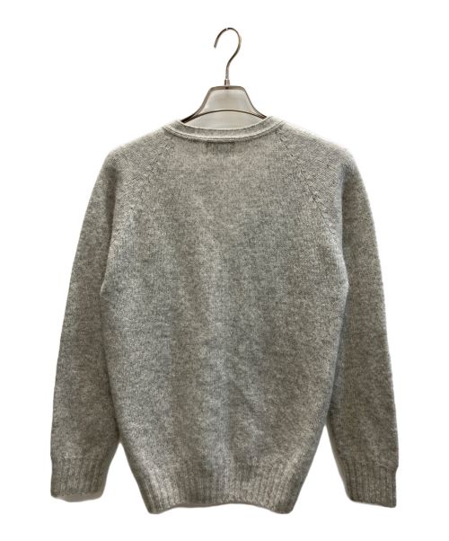 INVERALLAN（インバーアラン）INVERALLAN (インバーアラン) Vネックニットカーディガン グレー サイズ:36の古着・服飾アイテム