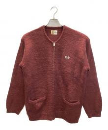 TOWN CRAFT×NUMBER (N)INE（タウンクラフト×ナンバーナイン）の古着「ZIP-UP CREW CARDIGAN」｜ブラウン