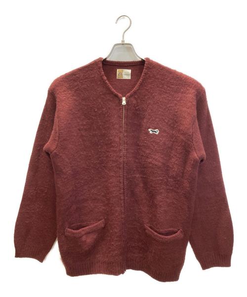 TOWN CRAFT（タウンクラフト）TOWN CRAFT (タウンクラフト) NUMBER (N)INE (ナンバーナイン) ZIP-UP CREW CARDIGAN ブラウン サイズ:Mの古着・服飾アイテム