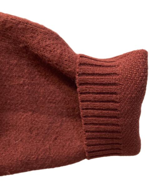 TOWN CRAFT（タウンクラフト）TOWN CRAFT (タウンクラフト) NUMBER (N)INE (ナンバーナイン) ZIP-UP CREW CARDIGAN ブラウン サイズ:Mの古着・服飾アイテム