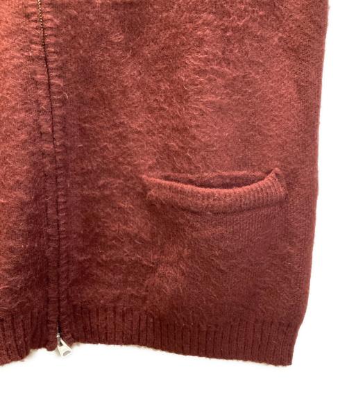 TOWN CRAFT（タウンクラフト）TOWN CRAFT (タウンクラフト) NUMBER (N)INE (ナンバーナイン) ZIP-UP CREW CARDIGAN ブラウン サイズ:Mの古着・服飾アイテム