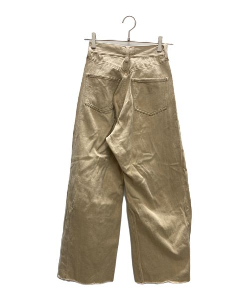 Q.anos（キュアノス）Q.anos (キュアノス) ブルージュデニム ベージュ サイズ:1の古着・服飾アイテム