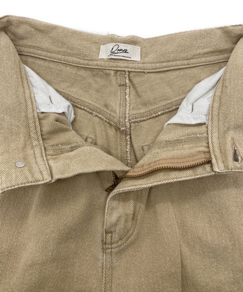 Q.anos（キュアノス）Q.anos (キュアノス) ブルージュデニム ベージュ サイズ:1の古着・服飾アイテム