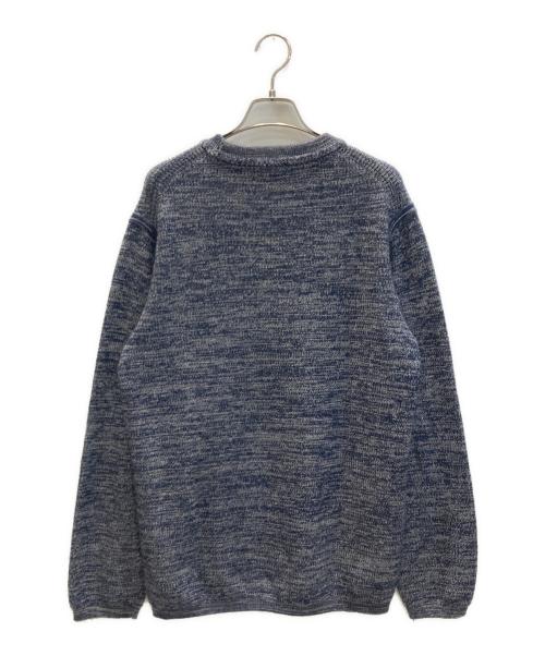 BLACK LABEL CRESTBRIDGE（ブラックレーベル クレストブリッジ）BLACK LABEL CRESTBRIDGE (ブラックレーベル クレストブリッジ) ケーブルニット ネイビー サイズ:SIZE Lの古着・服飾アイテム