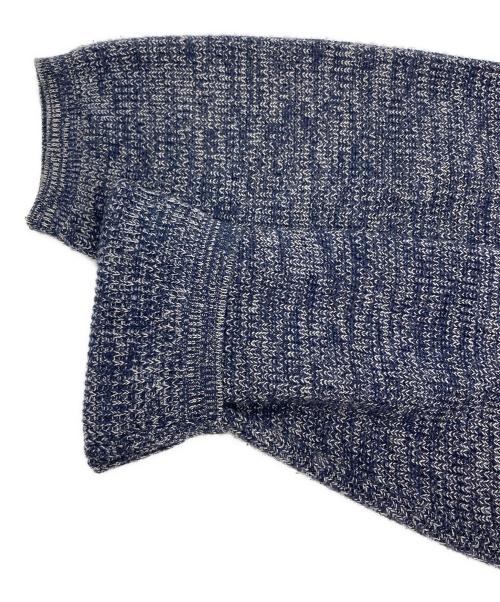 BLACK LABEL CRESTBRIDGE（ブラックレーベル クレストブリッジ）BLACK LABEL CRESTBRIDGE (ブラックレーベル クレストブリッジ) ケーブルニット ネイビー サイズ:SIZE Lの古着・服飾アイテム