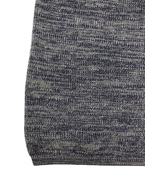 BLACK LABEL CRESTBRIDGE（ブラックレーベル クレストブリッジ）BLACK LABEL CRESTBRIDGE (ブラックレーベル クレストブリッジ) ケーブルニット ネイビー サイズ:SIZE Lの古着・服飾アイテム
