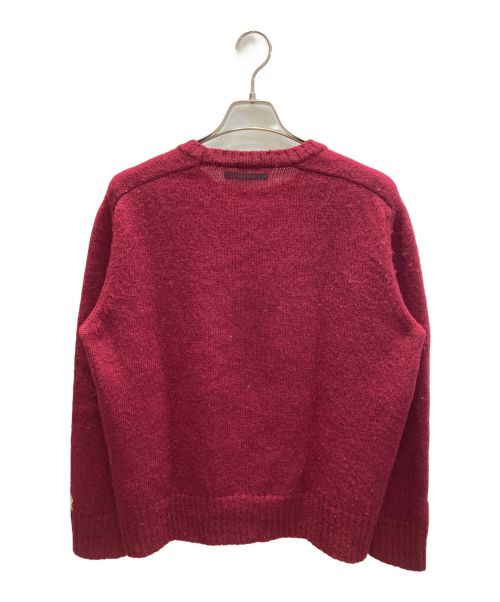 UNDERCOVER（アンダーカバー）UNDERCOVER (アンダーカバー) THE SHEPHERD ウールニット ボルドー サイズ:3の古着・服飾アイテム