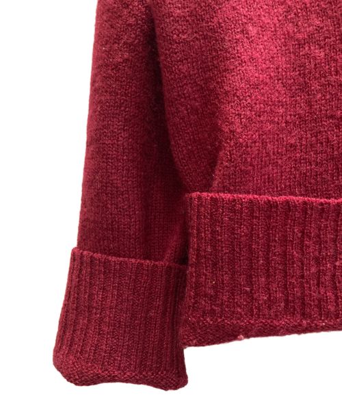 UNDERCOVER（アンダーカバー）UNDERCOVER (アンダーカバー) THE SHEPHERD ウールニット ボルドー サイズ:3の古着・服飾アイテム