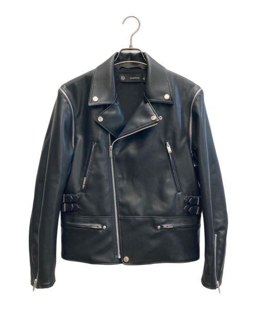 GU（ジーユー）GU (ジーユー) UNDERCOVER (アンダーカバー) 2WAYライダースジャケット ブラック サイズ:Sの古着・服飾アイテム