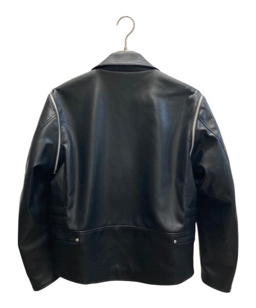 GU（ジーユー）GU (ジーユー) UNDERCOVER (アンダーカバー) 2WAYライダースジャケット ブラック サイズ:Sの古着・服飾アイテム