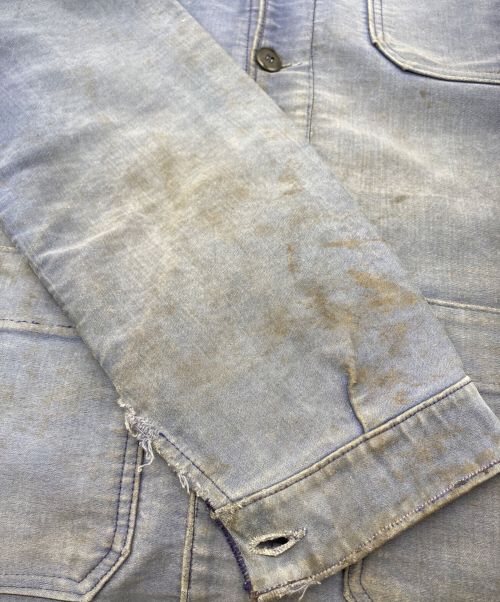 unknown（アンノーン）unknown (アンノーン) 50's モールスキンジャケット ネイビー サイズ:表記無しの古着・服飾アイテム