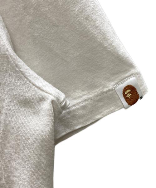 A BATHING APE（ア ベイシング エイプ）A BATHING APE (ア ベイシング エイプ) シャークプリントTシャツ ホワイト サイズ:Lの古着・服飾アイテム