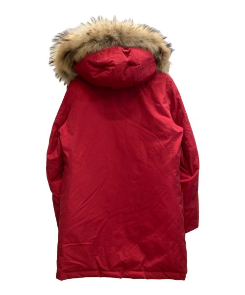 WOOLRICH WOOLEN MILLS（ウールリッチウーレンミルズ）WOOLRICH WOOLEN MILLS (ウールリッチウーレンミルズ) ARCTIC PARKA レッド サイズ:Ｓの古着・服飾アイテム