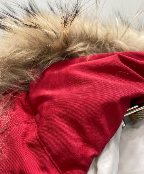WOOLRICH WOOLEN MILLS（ウールリッチウーレンミルズ）WOOLRICH WOOLEN MILLS (ウールリッチウーレンミルズ) ARCTIC PARKA レッド サイズ:Ｓの古着・服飾アイテム