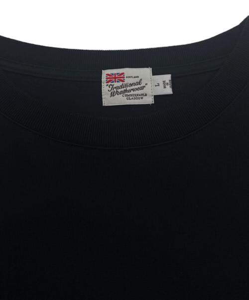 Traditional Weatherwear（トラディショナルウェザーウェア）Traditional Weatherwear (トラディショナルウェザーウェア) TEE 001 ブラック サイズ:SIZE Lの古着・服飾アイテム