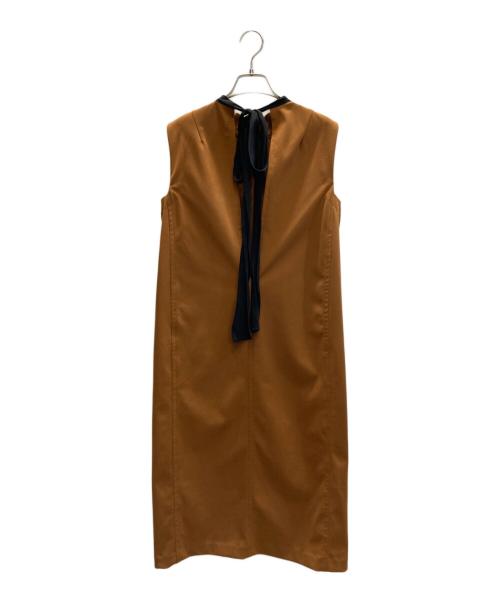 TOGA（トーガ）TOGA (トーガ) ノースリーブワンピース ブラウン サイズ:36の古着・服飾アイテム