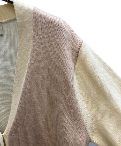 UNITED ARROWS（ユナイテッドアローズ）UNITED ARROWS (ユナイテッドアローズ) メタルボタン Vネック ニットカーディガン マルチカラー サイズ:FREEの古着・服飾アイテム