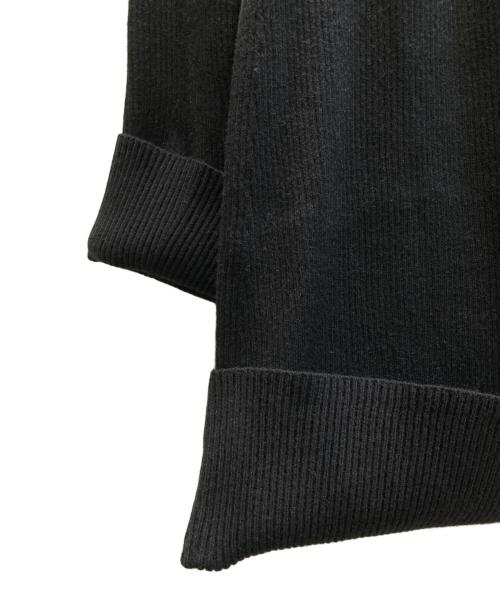 Snidel（スナイデル）Snidel (スナイデル) ショルダースリットミニニットワンピース ブラック サイズ:SIZE Freeの古着・服飾アイテム